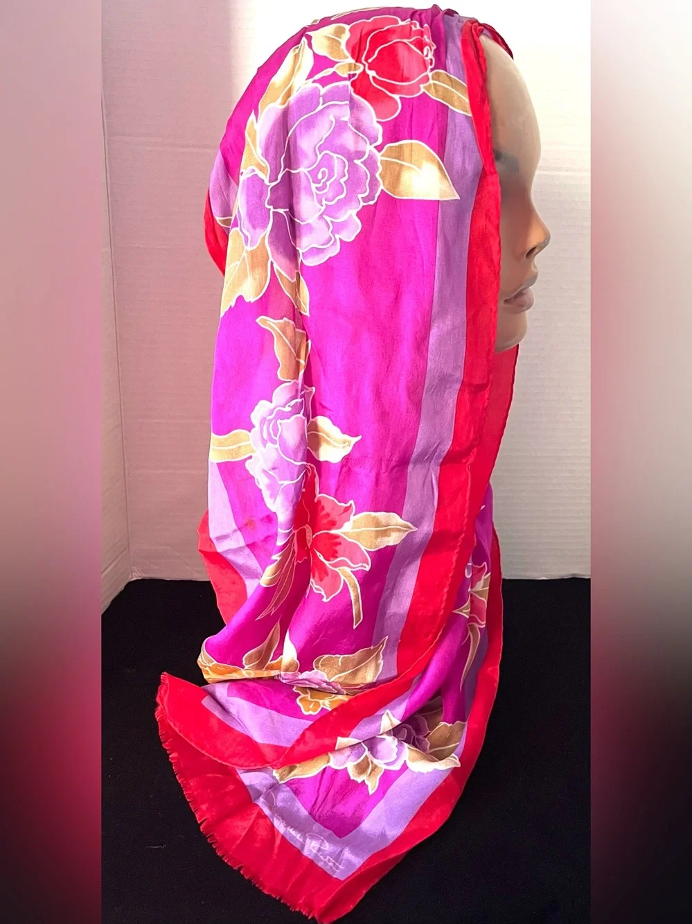Oscar de la Renta Vintage Silk Scarf